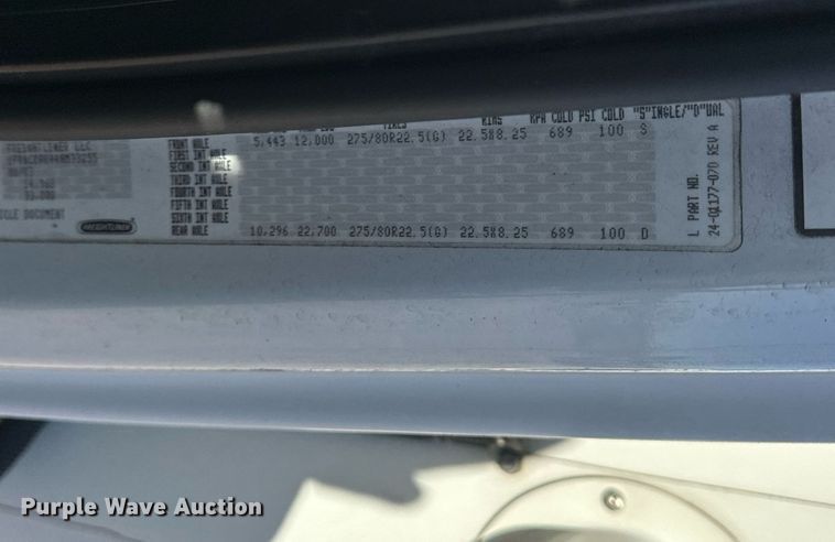 image for item EJ5215 2004 Freightliner Business Class M2 refrigerated truck