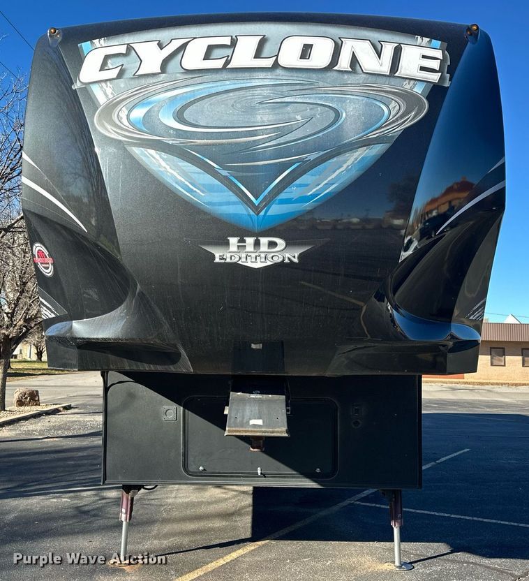 image for item EJ5319 2016 Heartland 4200 Cyclone toy hauler camper