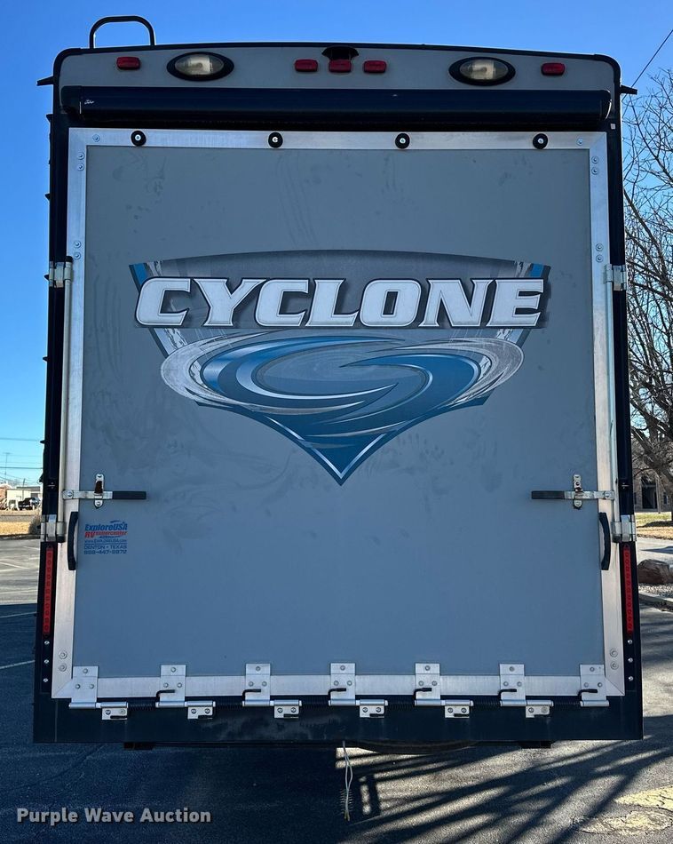 image for item EJ5319 2016 Heartland 4200 Cyclone toy hauler camper