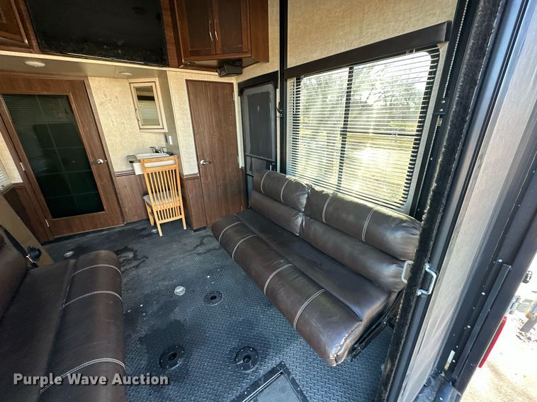 image for item EJ5319 2016 Heartland 4200 Cyclone toy hauler camper