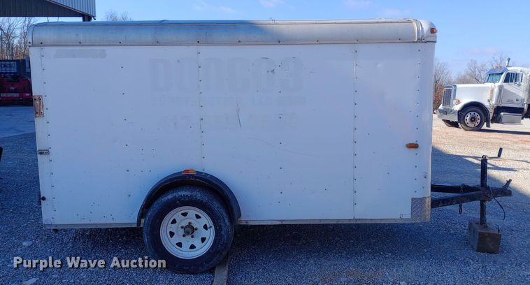 image for item EN8658 2015 Shop built enclosed cargo trailer