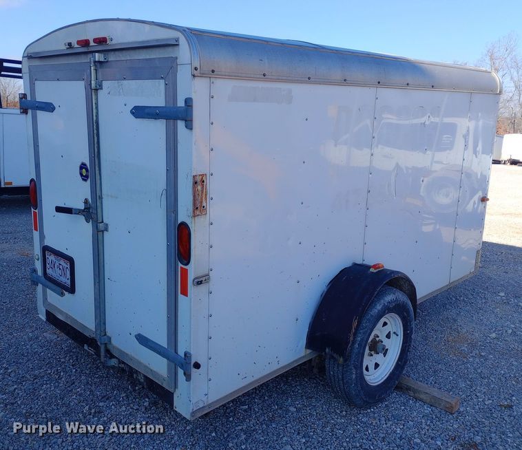image for item EN8658 2015 Shop built enclosed cargo trailer