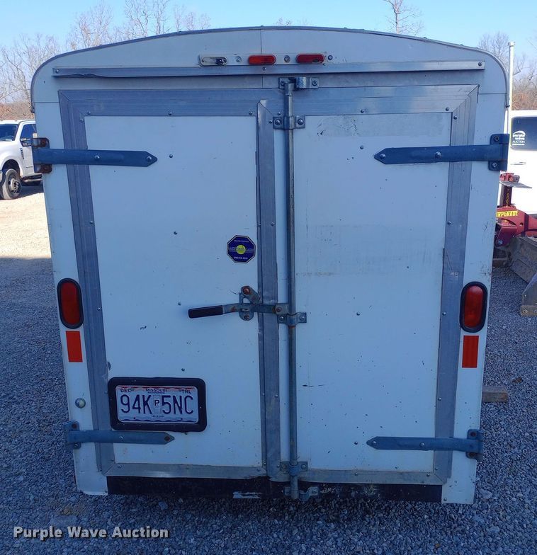 image for item EN8658 2015 Shop built enclosed cargo trailer