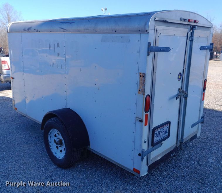 image for item EN8658 2015 Shop built enclosed cargo trailer