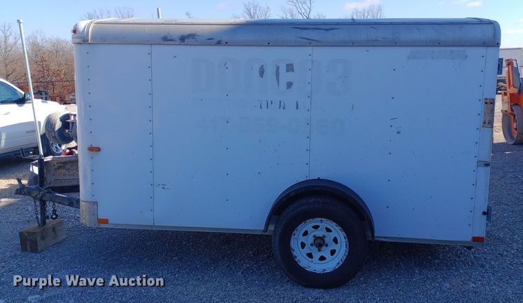 image for item EN8658 2015 Shop built enclosed cargo trailer