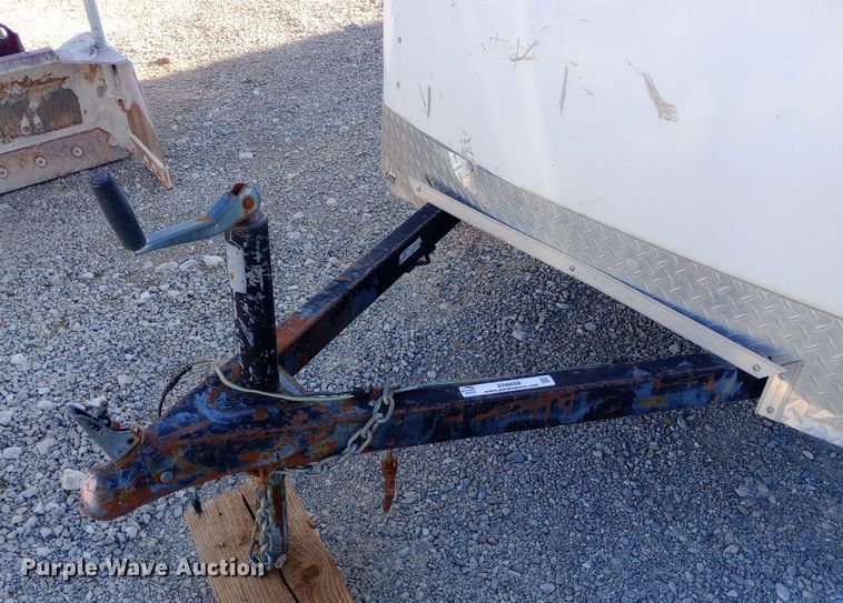 image for item EN8658 2015 Shop built enclosed cargo trailer