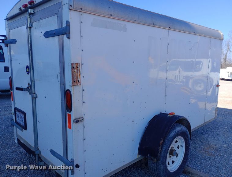 image for item EN8658 2015 Shop built enclosed cargo trailer