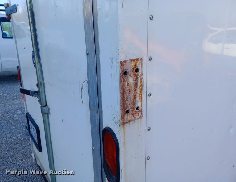 image for item EN8658 2015 Shop built enclosed cargo trailer