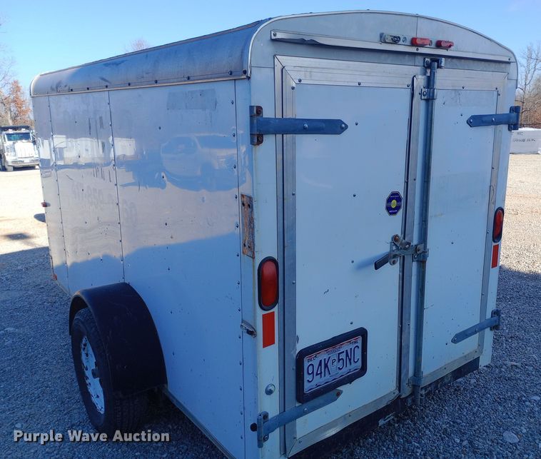 image for item EN8658 2015 Shop built enclosed cargo trailer