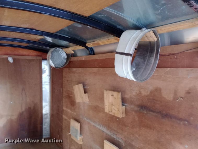 image for item EN8658 2015 Shop built enclosed cargo trailer