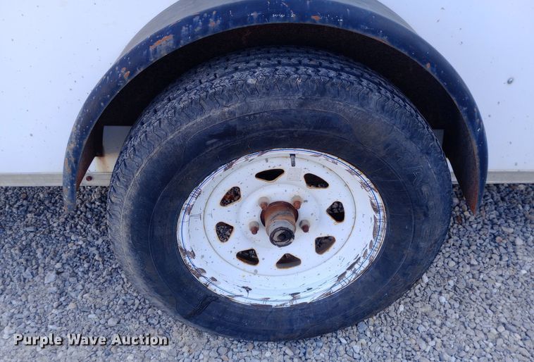 image for item EN8658 2015 Shop built enclosed cargo trailer