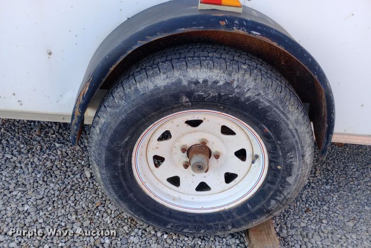 image for item EN8658 2015 Shop built enclosed cargo trailer