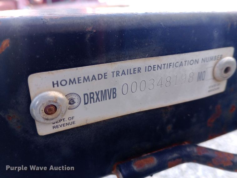 image for item EN8658 2015 Shop built enclosed cargo trailer