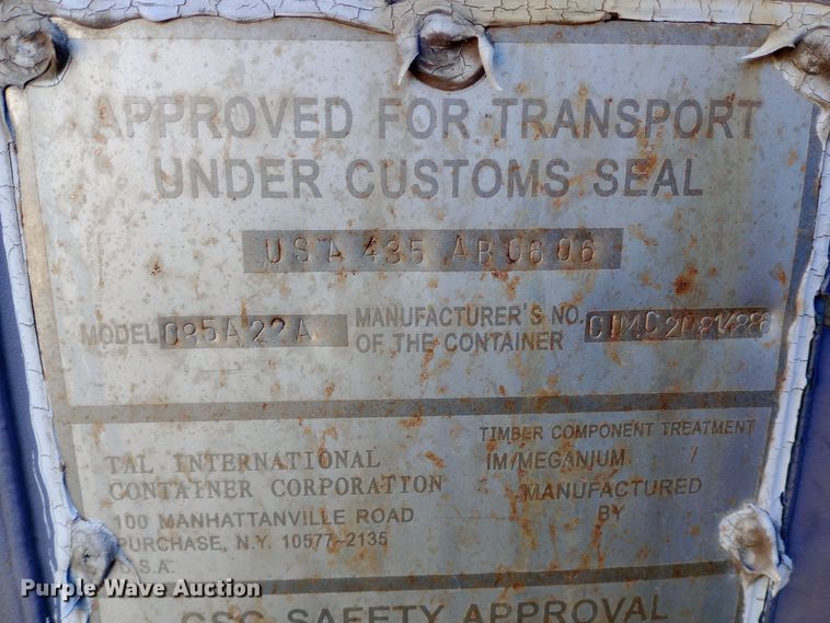 image for item EN8666 Shipping container