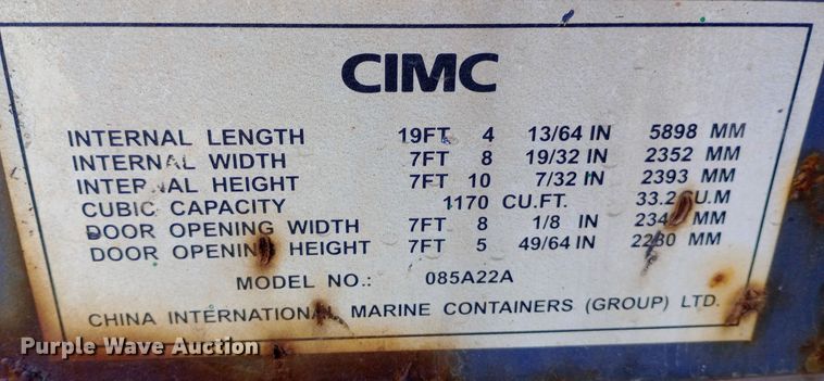 image for item EN8666 Shipping container