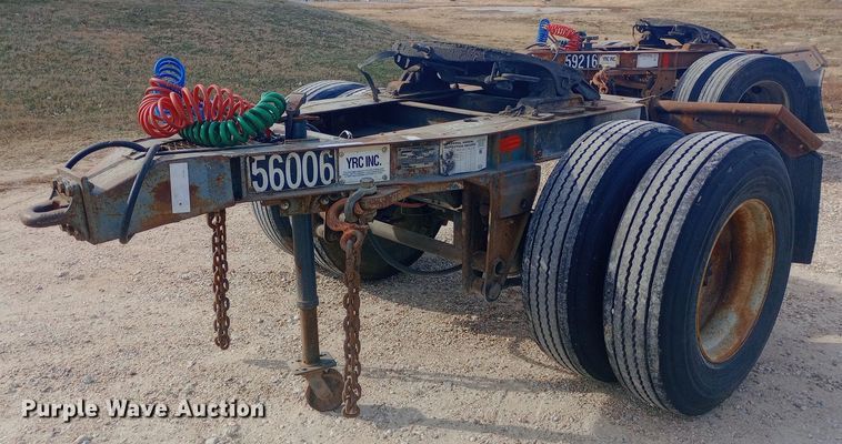 image for item EN8669 1986 Fruehauf  ELFI trailer dolly