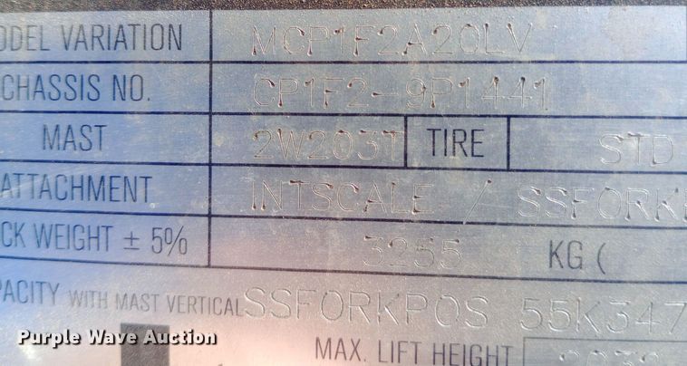 image for item EN8671 Nissan 40 forklift