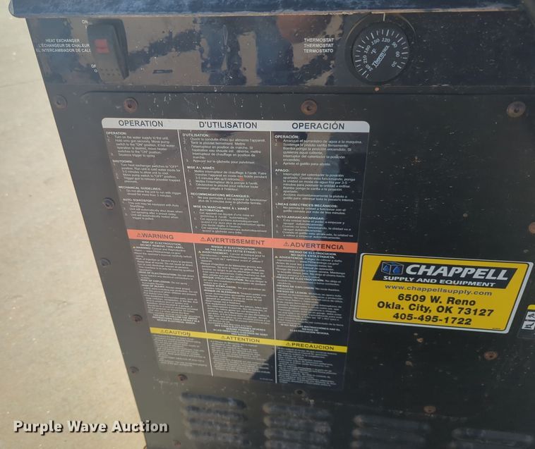 image for item ER4547 Chappel Supply DH-3004-AE0E4G hot pressure washer