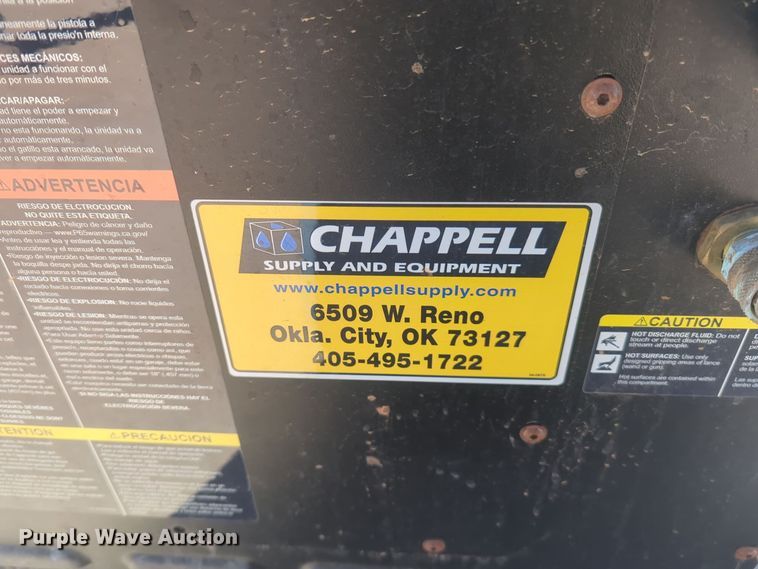 image for item ER4547 Chappel Supply DH-3004-AE0E4G hot pressure washer