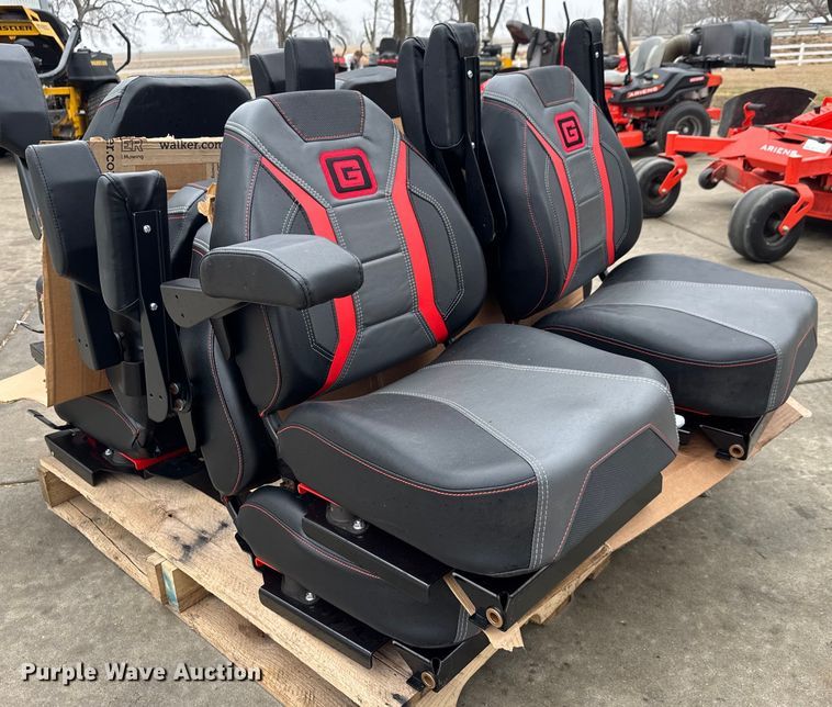 image for item LH9409 (8) Gravely lawn mower seats