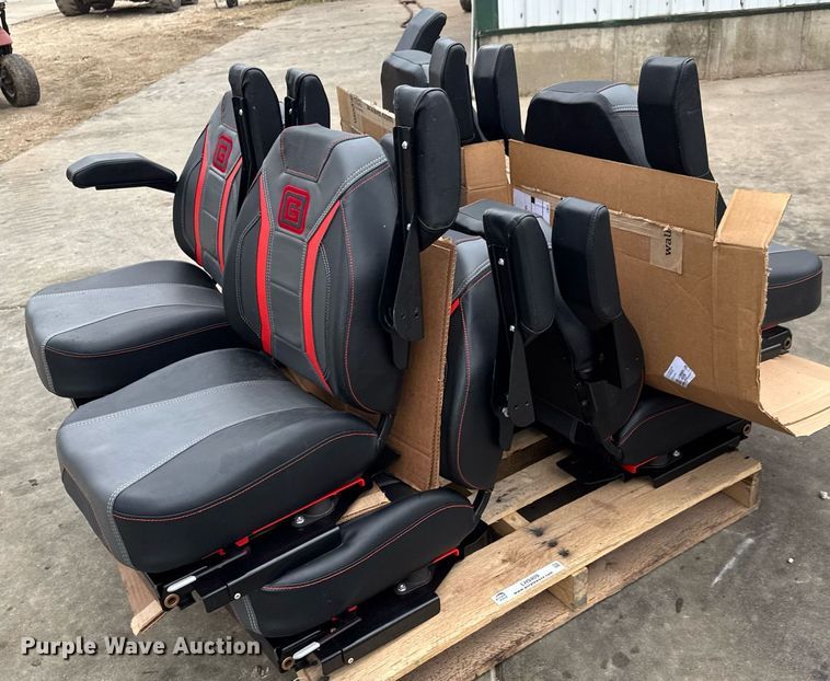 image for item LH9409 (8) Gravely lawn mower seats