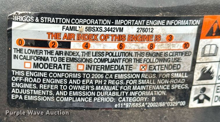 image for item LH9410 Dixon Speed ZTR ZTR lawn mower