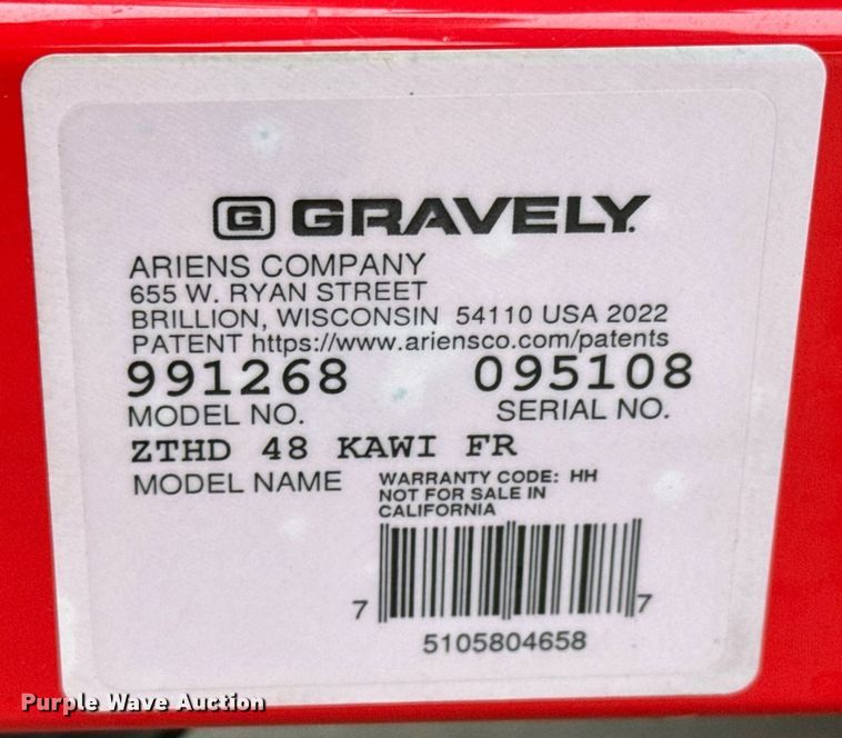 image for item LH9413 Gravely ZT/HD ZTR lawn mower