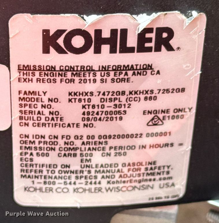 image for item LH9415 Ariens Edge 42 ZTR lawn mower