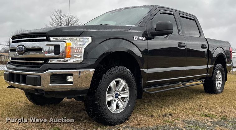 image for item OJ9345 2018 Ford F150 SuperCrew pickup truck