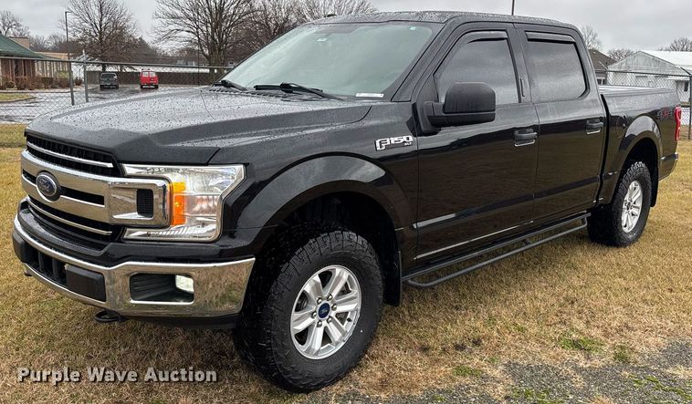 image for item OJ9345 2018 Ford F150 SuperCrew pickup truck