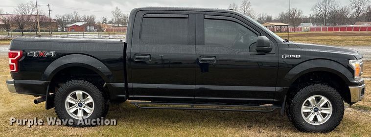 image for item OJ9345 2018 Ford F150 SuperCrew pickup truck