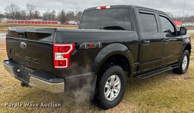 image for item OJ9345 2018 Ford F150 SuperCrew pickup truck