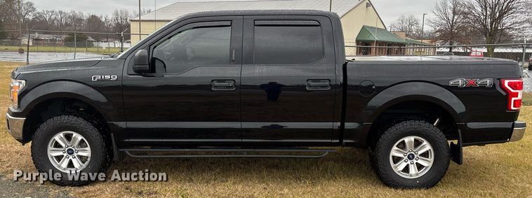 image for item OJ9345 2018 Ford F150 SuperCrew pickup truck