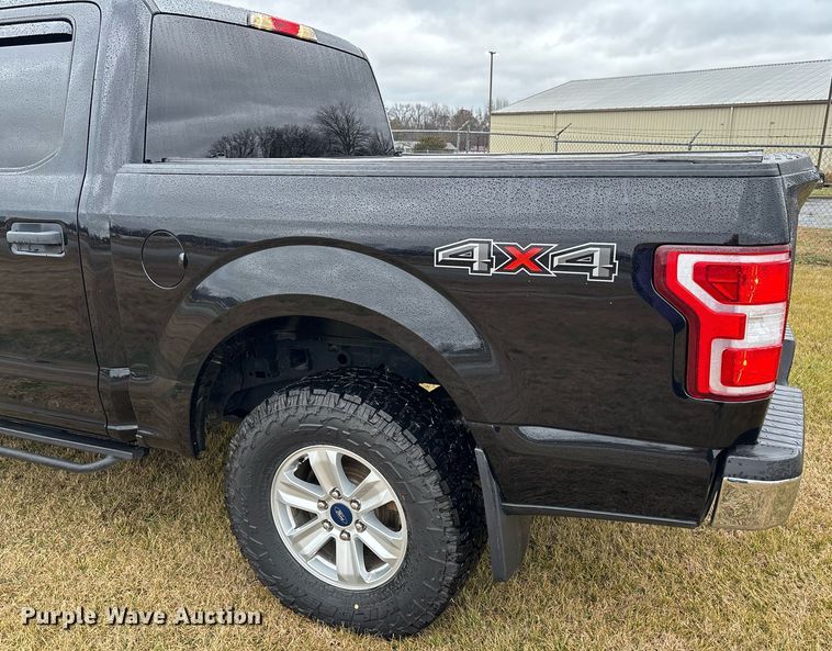 image for item OJ9345 2018 Ford F150 SuperCrew pickup truck