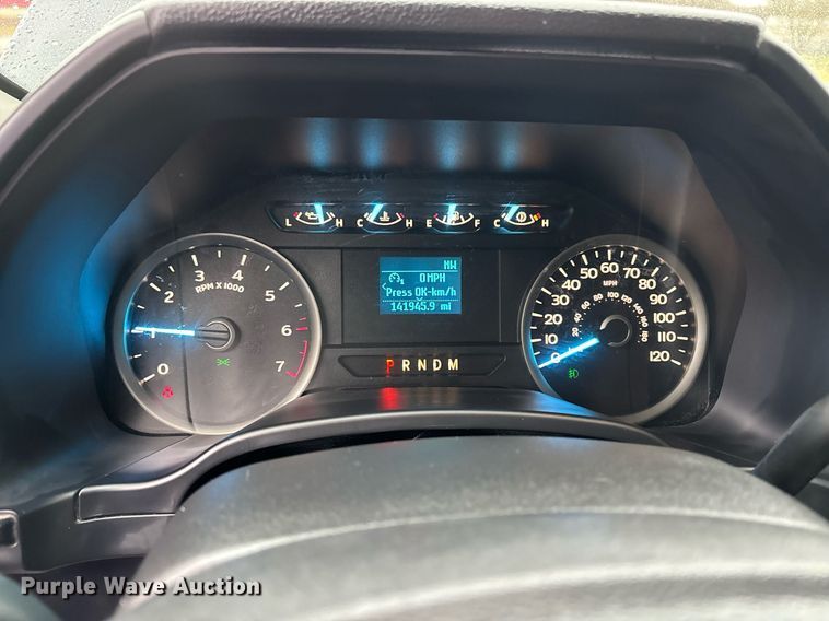 image for item OJ9345 2018 Ford F150 SuperCrew pickup truck