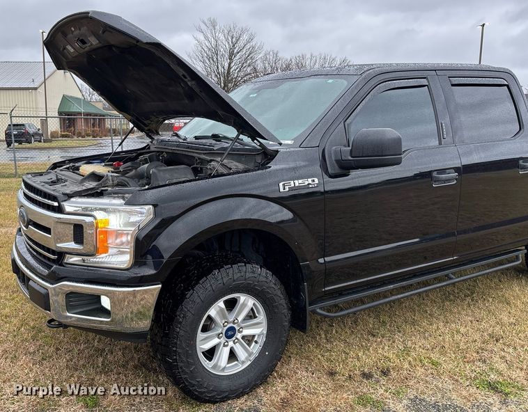 image for item OJ9345 2018 Ford F150 SuperCrew pickup truck