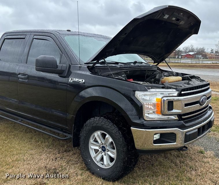 image for item OJ9345 2018 Ford F150 SuperCrew pickup truck