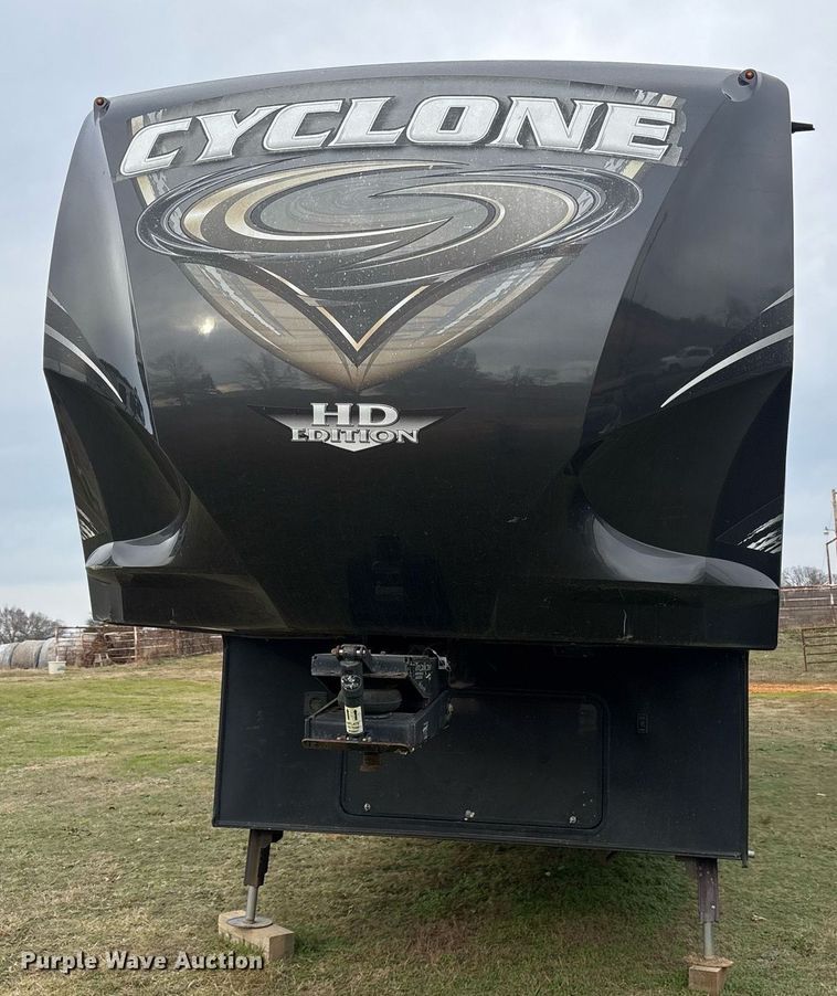 image for item OK9476 2014 Heartland 4100 Cyclone toy hauler camper