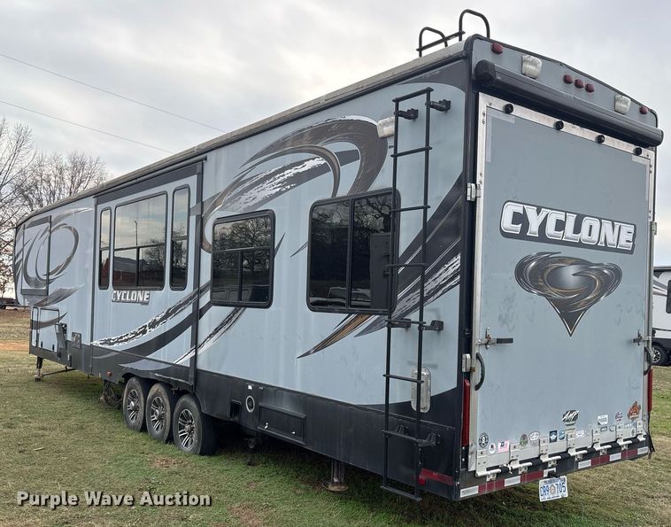 image for item OK9476 2014 Heartland 4100 Cyclone toy hauler camper