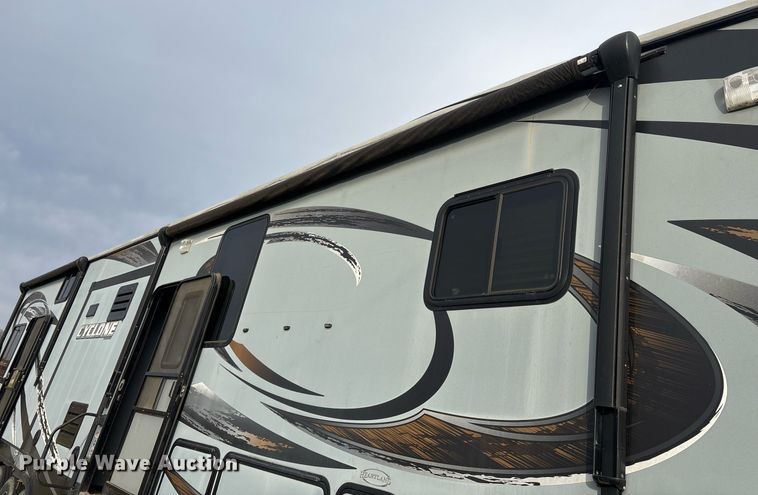 image for item OK9476 2014 Heartland 4100 Cyclone toy hauler camper