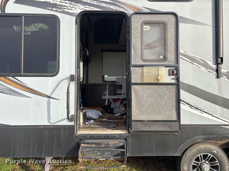 image for item OK9476 2014 Heartland 4100 Cyclone toy hauler camper