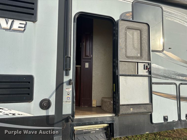 image for item OK9476 2014 Heartland 4100 Cyclone toy hauler camper