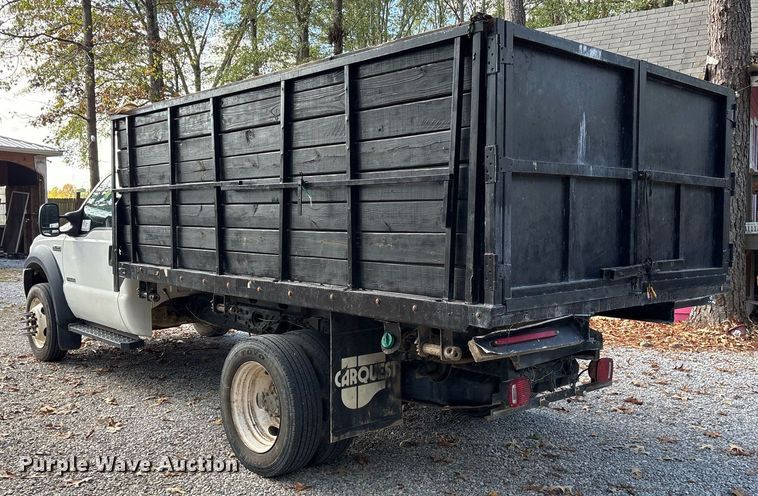 image for item DM1851 2007 Ford F450 Super Duty dump truck