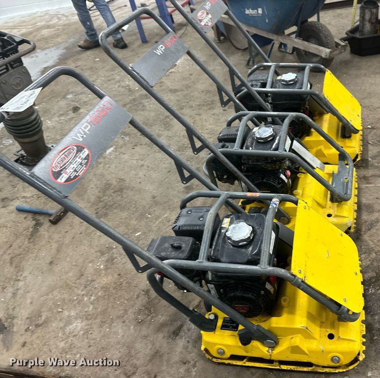 image for item DN0904 (3) Wacker WP1550 plate compactors