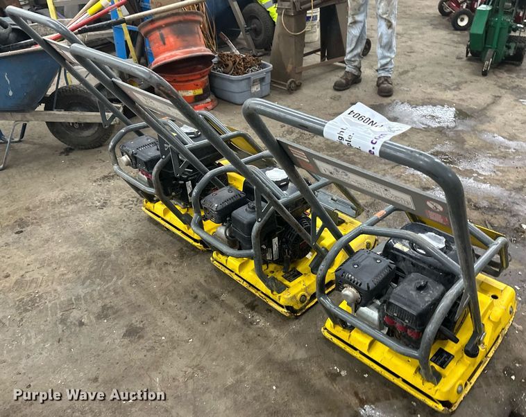 image for item DN0904 (3) Wacker WP1550 plate compactors