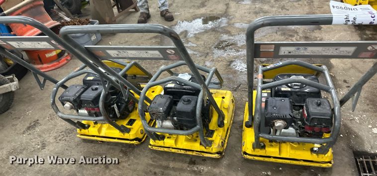image for item DN0904 (3) Wacker WP1550 plate compactors