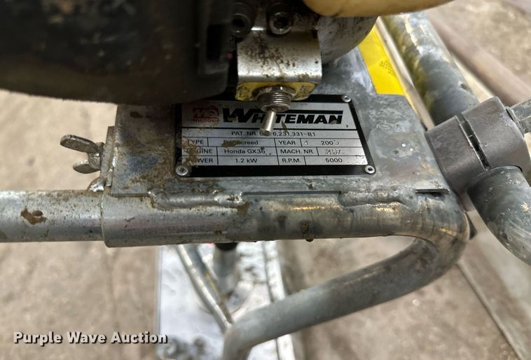 image for item DN0906 Whiteman  power screed