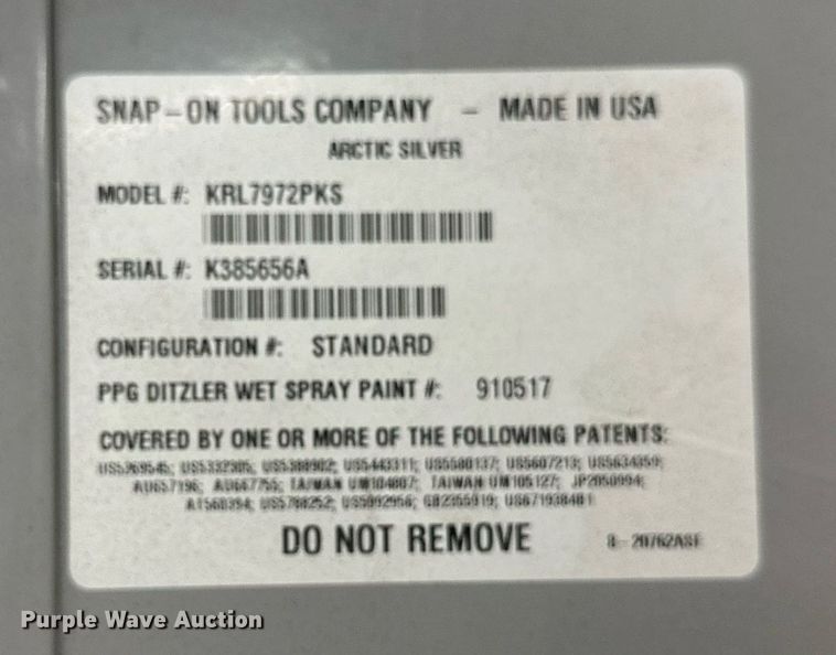 image for item DN0921 Snap-on  toolbox