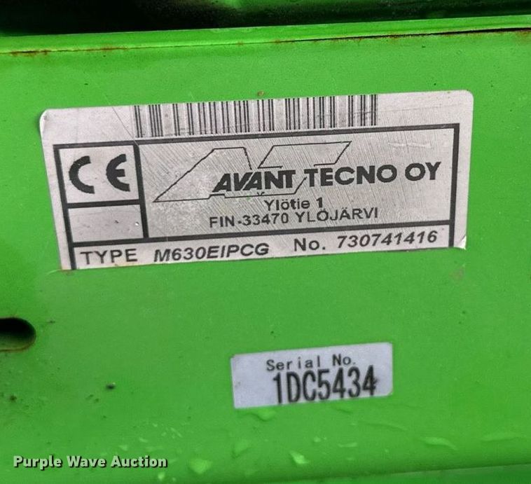 image for item DN0922 2014 Avant 630 compact wheel loader