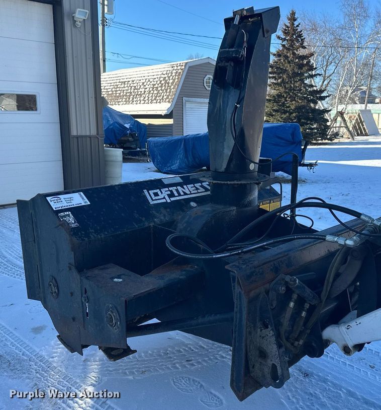 image for item DN0940 Loftness  skid steer snow blower